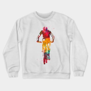 Cycling mountain biker Crewneck Sweatshirt